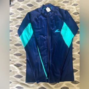 Swim Shirt Long sleeves + zipper